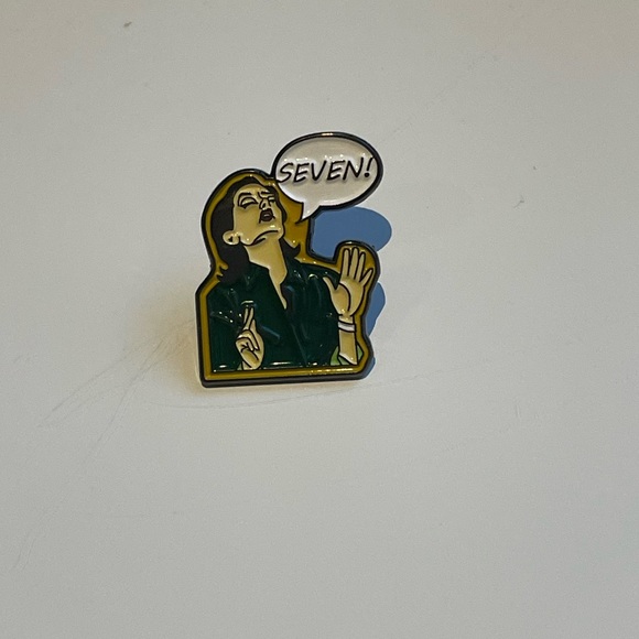 FRIENDS Other - Friends Monica Geller Seven Enamel Pin